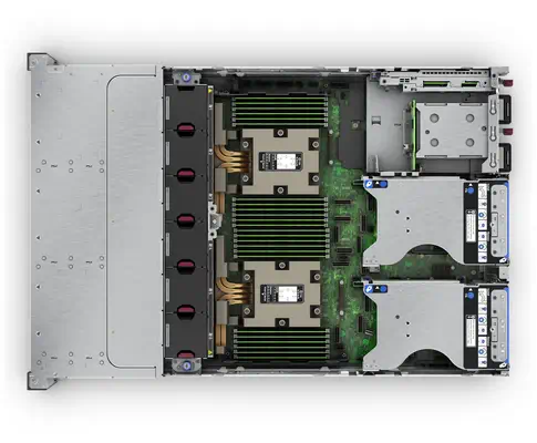 ProLiant DL385 Gen11 9115 2.6GHz 16c 1P 2x32GB-R 8SFF 1x7.68TB NVMe SSD 2x1000W PS EU Server - HP - Serveur Rack - visuel 3