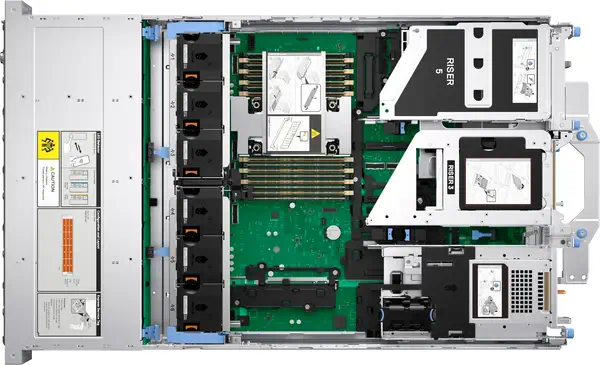 DELL R570 serveur 1,92 To Rack (2 U) Intel Xeon 6 6517P 3,2 GHz 32 Go DDR5-SDRAM 1100 W - Dell - Serveur Rack - visuel 5