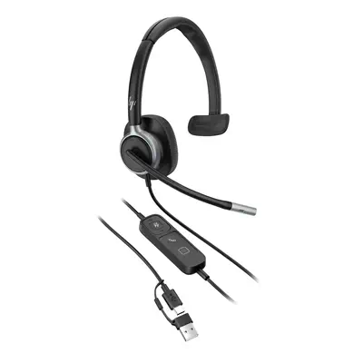 Micro-casque filaire USB monaural HP Poly Mission 615 (en vrac) - Casque Micro - visuel 3