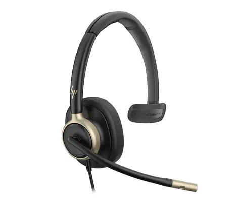 Micro-casque filaire USB monaural HP Poly Mission 815 (en vrac) - Casque Micro - visuel 2