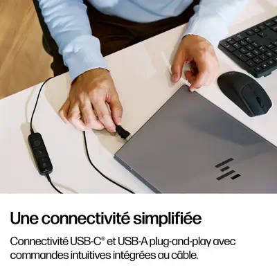 Micro-casque filaire USB monaural HP Poly Mission 415 (en vrac) - Casque Micro - visuel 9