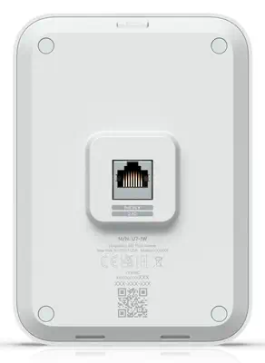 Ubiquiti U7 In-Wall 4300 Mbit/s Blanc Connexion Ethernet, supportant l'alimentation via ce port (PoE - Borne Wifi - visuel 3