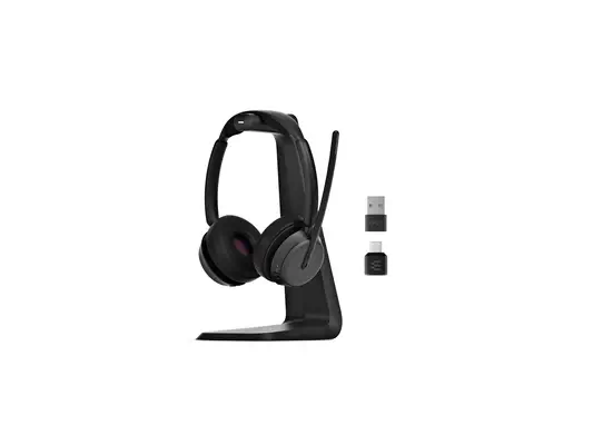 EPOS IMPACT 1000 MS UC ANC WL USB-C+A Stand - Leitz - Casque Micro - visuel 8