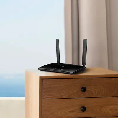 TP-Link TL-MR6400 routeur sans fil Fast Ethernet Monobande (2,4 GHz) 4G Noir - Routeur - visuel 5