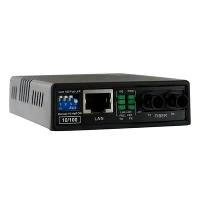Convertisseur Fast Ethernet cuivre fibre optique multimode ST 10/100 - 2 km - StarTech - Accessoire Réseau - visuel 2