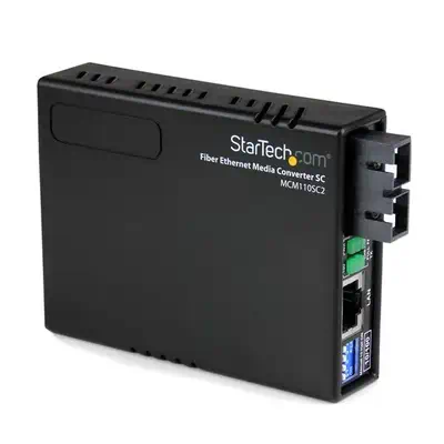 Convertisseur Ethernet fibre optique multimode SC 10/100 - 2 km - StarTech - Accessoire Réseau - visuel 1