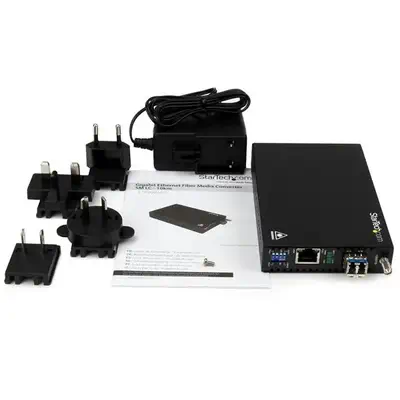 Convertisseur de média fibre optique Gigabit Ethernet - Monomode LC - 10 km - StarTech - Accessoire Réseau - visuel 5
