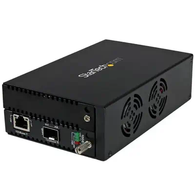 Convertisseur de média fibre optique 10 Gigabit Ethernet avec SFP+ ouvert - Géré - StarTech - Accessoire Réseau - visuel 1