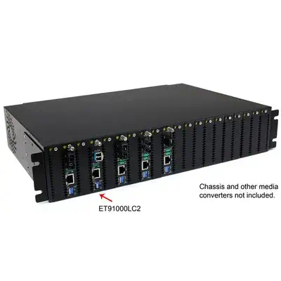 Convertisseur Gigabit Ethernet fibre optique multimode LC 1000 Mb/s - 550 m - StarTech - Accessoire Réseau - visuel 2