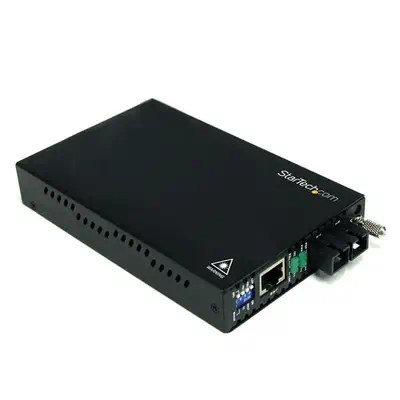 Convertisseur Ethernet sur Fibre Optique MonoMode SC - 10/100Mb/s - 30km - StarTech - Accessoire Réseau - visuel 1