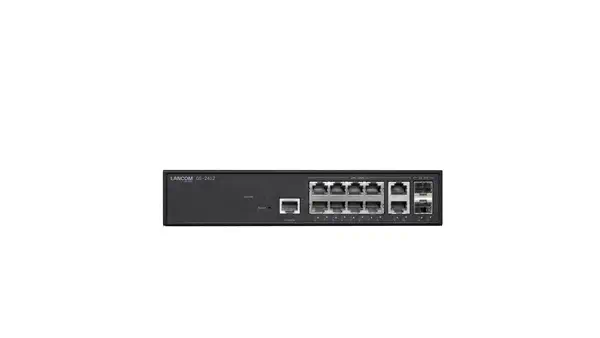 GS-2412 Géré L2+ Gigabit Ethernet (10/100/1000) Noir - LANCOM Systems - Switchs et Hubs - visuel 1