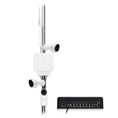 Ubiquiti UniFi USW‑FLEX Géré L2 Gigabit Ethernet (10/100/1000) Connexion Ethernet, supportant l'alim - Switchs et Hubs - visuel 2
