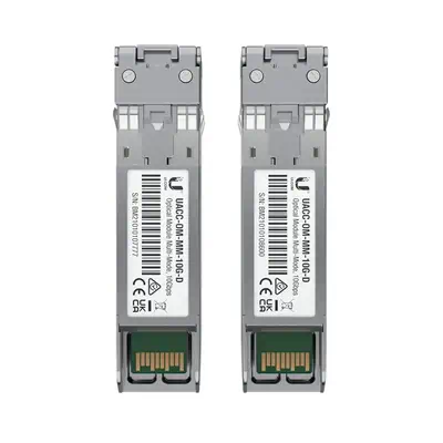 Ubiquiti UACC-OM-MM-10G-D-2 module émetteur-récepteur de réseau Fibre optique 10000 Mbit/s 850 nm - Accessoire Réseau - visuel 1
