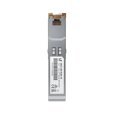 Ubiquiti UACC-CM-RJ45-1G module émetteur-récepteur de réseau Cuivre 1000 Mbit/s RJ-45 - Accessoire Réseau - visuel 4