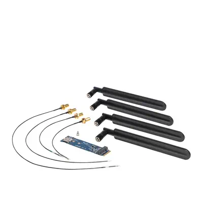 WWN04 LTE (4G/5G) Kit adaptateur M.2 2280 et antennes externes pour Shuttle compatibles - Accessoire Réseau - visuel 1