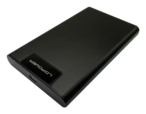 LC-Power LC-25U3-C4 Boîtier de disques de stockage Boîtier disque dur/SSD Noir 2.5" Alimenté par por - Adaptateur stockage - visuel 2