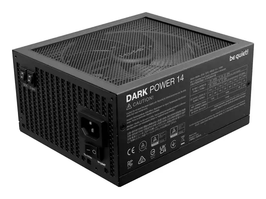 Dark Power 14 1000 W | Alimentation ATX 3.1 | refroidissement actif ou mode semi-passif | 80 Plus Ti - be quiet! - Boitier d'alimentation - visuel 3