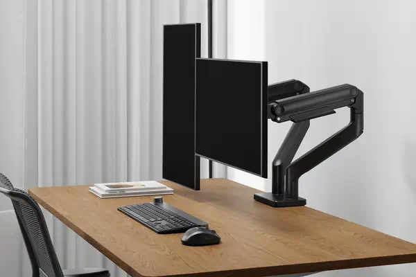 Digitus Support d'écran double, 2x 45", 2x 20 kg - Accessoire Affichage - visuel 2