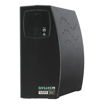 ONLINE USV-Systeme YUNTO 800 alimentation d'énergie non interruptible Interactivité de ligne 0,8 kVA - Onduleur - visuel 1
