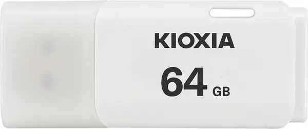 Kioxia TransMemory U202 lecteur USB flash 64 Go USB Type-A 2.0 Blanc - Carte Mémoire - visuel 1
