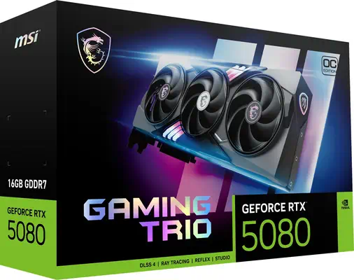 GEFORCE RTX 5080 16G GAMING TRIO OC - MSI - Carte graphique - visuel 7