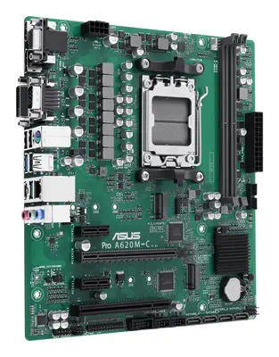 ASUS PRO A620M-C-CSM AMD A620 Emplacement AM5 micro ATX - Asus - Carte mère - visuel 3