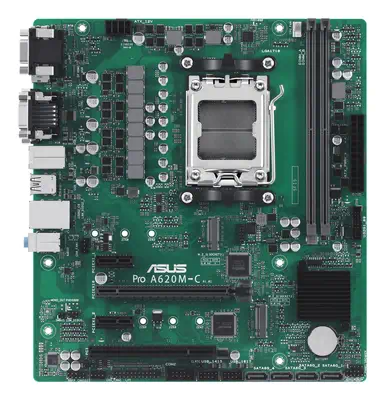 ASUS PRO A620M-C-CSM AMD A620 Emplacement AM5 micro ATX - Asus - Carte mère - visuel 2