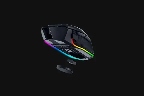 Razer Basilisk V3 Pro souris Droitier RF Wireless + Bluetooth + USB Type-C Optique 30000 DPI - Dispositif pointage - visuel 6