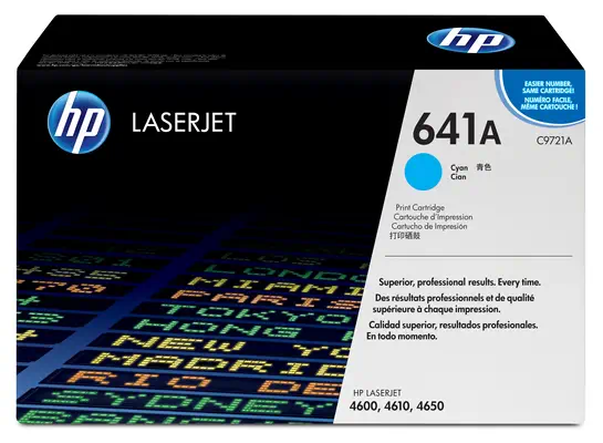 HP 641A toner LaserJet cyan authentique - Consommable - visuel 1