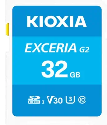 Kioxia LNEX2L032GG4 mémoire flash 32 Go MicroSDHC UHS-I Classe 10 - Carte Mémoire - visuel 1