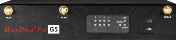 Securepoint Black Dwarf Pro G5 pare-feux (matériel) Bureau 2,83 Gbit/s - Firewall - visuel 1