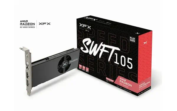 XFX RX-64XL4SFG2 carte graphique AMD Radeon RX 6400 4 Go GDDR6 - Carte graphique - visuel 7