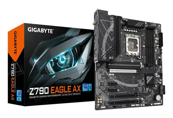 Z790 EAGLE AX Carte mère - Prend en charge les processeurs Intel Core de 14e génération, VRM numériq - Gigabyte - visuel 1