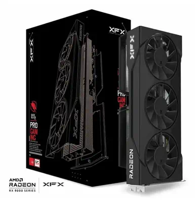 XFX RX-96TS316B7 carte graphique AMD Radeon RX 9060 XT 16 Go GDDR6 - Carte graphique - visuel 2