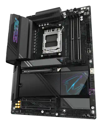 X870E AORUS PRO Carte Mère - Prend en charge les processeurs AMD Ryzen 9000, 16+2+2 phases VRM numér - Gigabyte - Carte mère - visuel 4