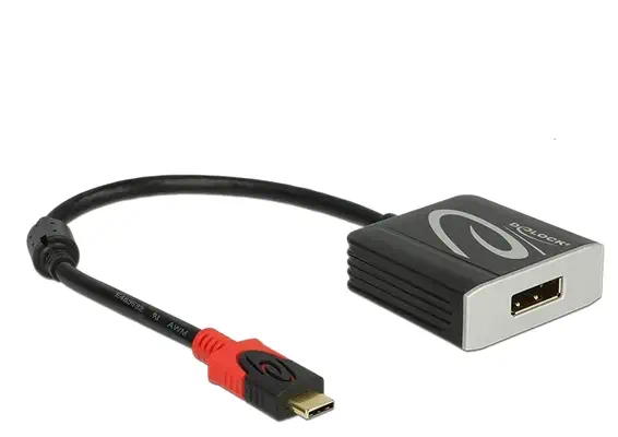 DeLOCK 63312 adaptateur graphique USB 4096 x 2160 pixels Noir - Station d'accueil pour portable - visuel 1