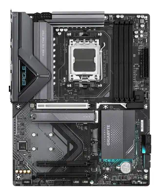 X870 EAGLE WIFI7 Carte Mère - Prend en charge les processeurs AMD Ryzen 9000, 14+2+2 phases VRM, jus - Gigabyte - Carte mère - visuel 2