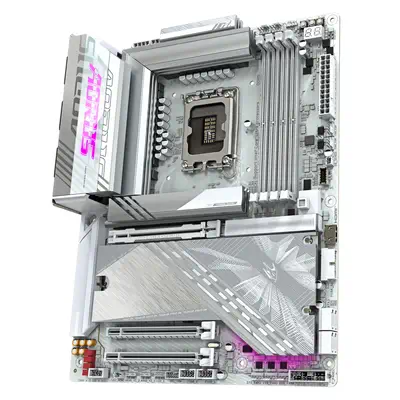 Carte mère Z890 AORUS ELITE X ICE - Prend en charge les processeurs Intel Core Ultra (Série 2), VRM  - Gigabyte - visuel 4