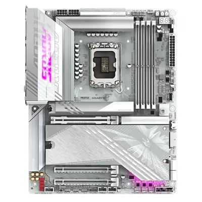Carte mère Z890 AORUS ELITE X ICE - Prend en charge les processeurs Intel Core Ultra (Série 2), VRM  - Gigabyte - visuel 2
