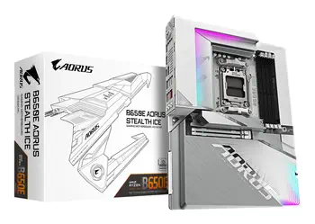 Garantie B650E AORUS STEALTH ICE Carte mère - AMD Ryzen série 9000, VRM 12+2+2 phases, jusqu'à 8000 MHz DDR5