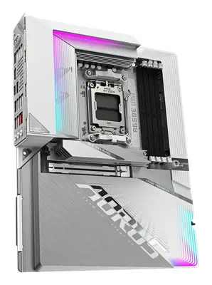 B650E AORUS STEALTH ICE Carte mère - AMD Ryzen série 9000, VRM 12+2+2 phases, jusqu'à 8000 MHz DDR5  - Gigabyte - visuel 3