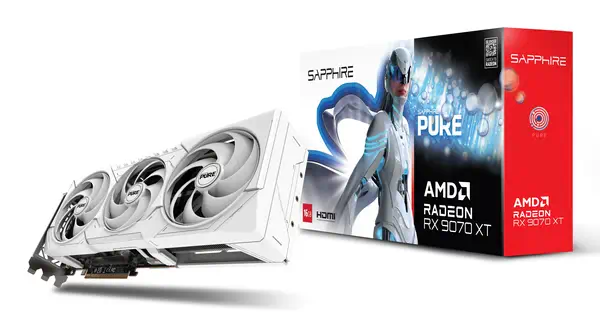 Sapphire PURE Radeon RX 9070 XT AMD 16 Go GDDR6 - Carte graphique - visuel 8