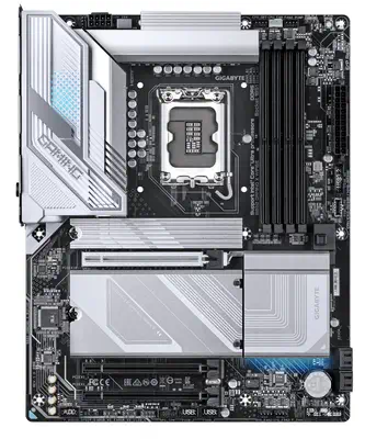 B860 GAMING X WIFI6E Carte mère - Processeurs Intel Core Ultra, VRM 12+1+2+1 phases, jusqu'à 9066MHz - Gigabyte - visuel 2