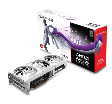 Sapphire PURE Radeon RX 9070 AMD 16 Go GDDR6 - Carte graphique - visuel 7