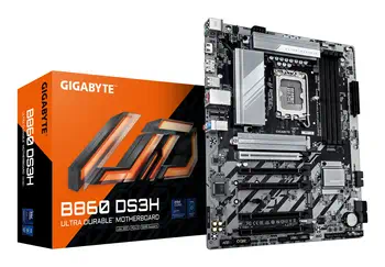 Livraison rapide B860 DS3H Carte mère - Processeurs Intel Core Ultra, VRM 8+1+2+2 phases, jusqu'à 9066MHz DDR5, 1xPCI