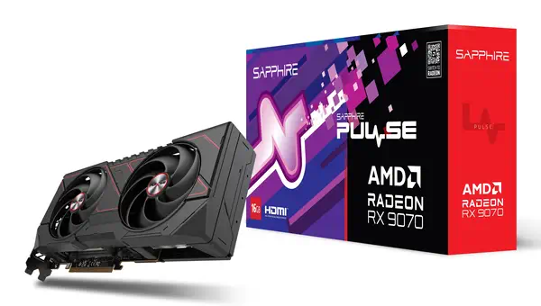 Sapphire PULSE Radeon RX 9070 AMD 16 Go GDDR6 - Carte graphique - visuel 8