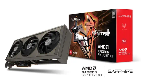 Sapphire NITRO+ AMD Radeon RX 9060 XT GPU 16 Go GDDR6 - Carte graphique - visuel 9
