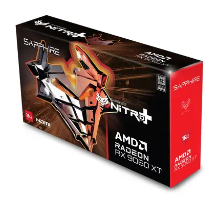 Sapphire NITRO+ AMD Radeon RX 9060 XT GPU 16 Go GDDR6 - Carte graphique - visuel 6