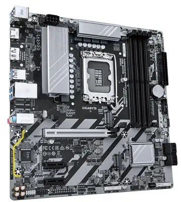 B860M D3HP Carte mère - Processeurs Intel Core Ultra, VRM 4+1+2+1 phases, jusqu'à 9066MHz DDR5, 2xPC - Gigabyte - visuel 3