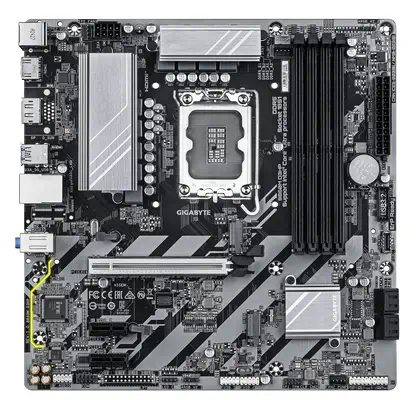 B860M D3HP Carte mère - Processeurs Intel Core Ultra, VRM 4+1+2+1 phases, jusqu'à 9066MHz DDR5, 2xPC - Gigabyte - visuel 2